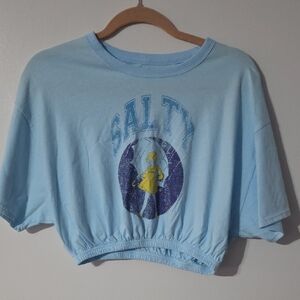 NWT 'Salty' Graphic Cropped Tee Offline by Aerie - Size XS